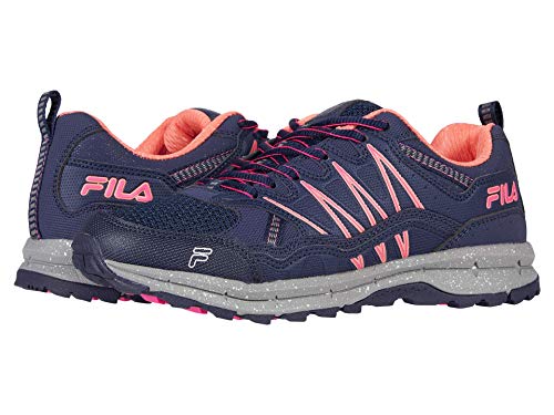 Fila Evergrand TR Trail Running Zapatillas para mujer, (Fila Navy/Rosa Glo/Flor del Desierto), 43 EU