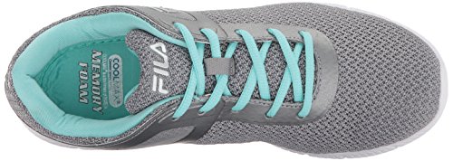 Fila Memory Skip, Zapatillas para Correr Mujer, Monument Aruba Azul Color Blanco, 43.5 EU