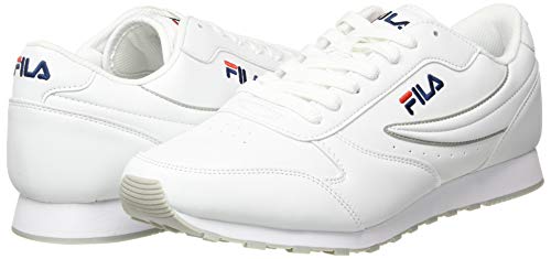 FILA Orbit men zapatilla Hombre, blanco (White), 43 EU