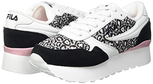 FILA Orbit Zeppa A wmn zapatilla Mujer, negro (Leopard/Black), 40 EU