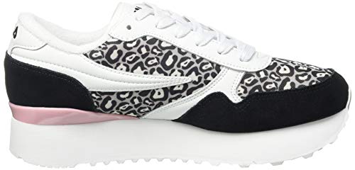 FILA Orbit Zeppa A wmn zapatilla Mujer, negro (Leopard/Black), 40 EU