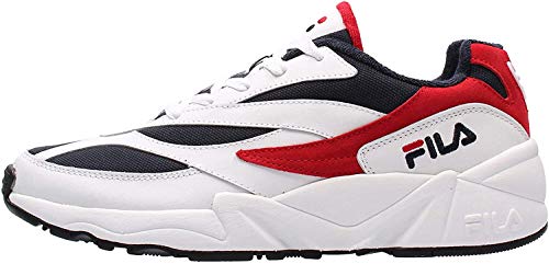 FILA V94M Low Zapatillas Moda Hombres Blanco/Rojo - 45 - Zapatillas Bajas