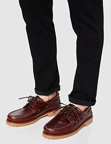 find. AMZ142 - Leather Náuticos, Zapatos para Hombre,Marron, 42 EU