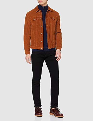 find. AMZ142 - Leather Náuticos, Zapatos para Hombre,Marron, 42 EU