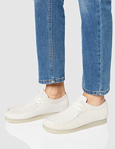 find. Amz195 Mocasín, Color Blanco, 40 EU