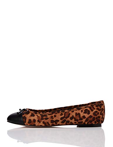 find. Ballet Pump Bailarinas, Marrón Tiger, 39 EU