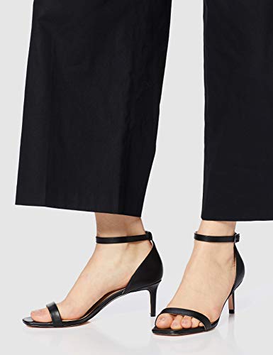 FIND Barely There Strappy Sandalias Abiertas, Negro (Black), 40 EU