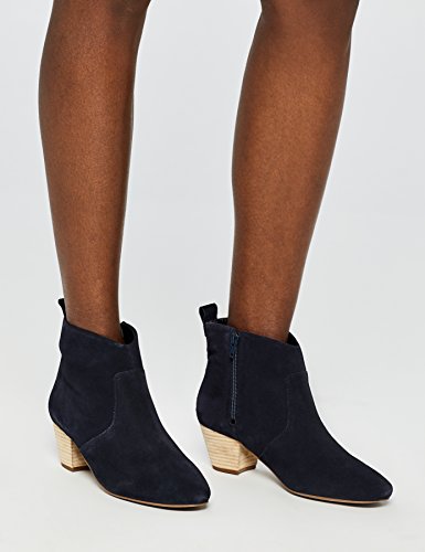 find. Botín de Ante con Tacón Western Mujer, Azul (Navy Navy), 38 EU