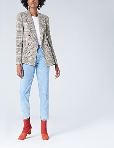 find. Botines Años 60 Efecto Ante con Cremallera Mujer, Multicolor (Rust/red), 41 EU