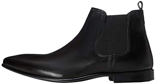 find. Botines Chelsea de Piel Hombre, Negro (Black), 40 EU