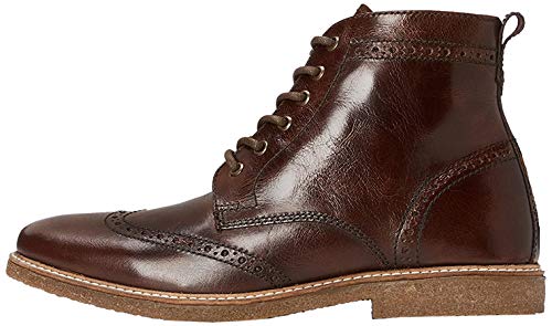find. Botines con Suela de Crepe Estilo Óxford para Hombre, Marrón (Brown), 41 EU