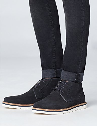 find. Botines de Ante con Cordones para Hombre, Azul (Navy), 43 EU