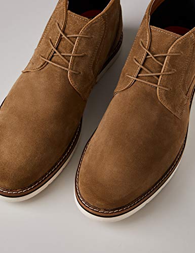 find. Botines de Ante con Cordones para Hombre, Beige (Stone), 43 EU