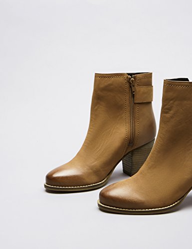find. Botines de Ante con Hebilla para Mujer, Marrón (Tan), 41 EU