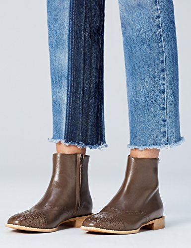 find. Botines de Piel para Mujer, Marrón (Brown), 39 EU