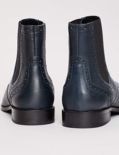 find. Brogue Botines, Azul Navy, 39 EU