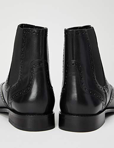 find. Brogue Botines, Negro Black, 38 EU