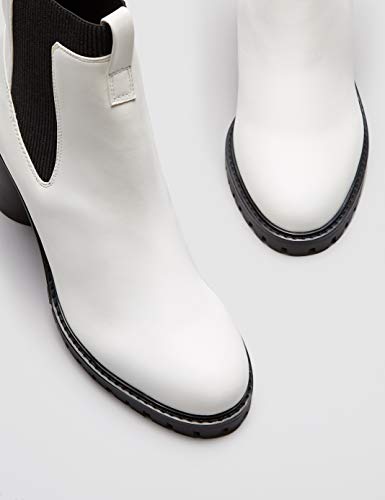 find. Chunky Botas Chelsea, Blanco White, 37 EU