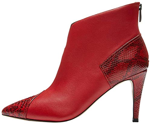 find. Contrast Heel, Botines Mujer, Rojo (Red), 40 EU