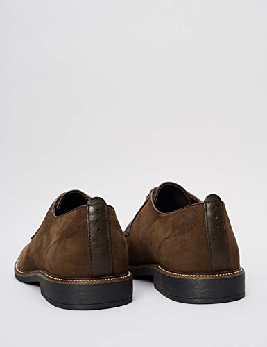 find. Contrast Panel Zapatos de Cordones Derby, Marrón Brown, 42 EU