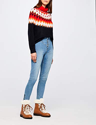 find. Fur Lined Hiker Zapatos de Low Rise Senderismo, Marrón Brown, 37 EU