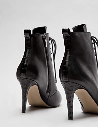 find. Lace Up Botines, Negro Black, 37 EU