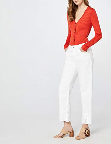 find. Large Buckle Block Heel Sandal Sandalias con Punta Abierta, Beige, 40 EU