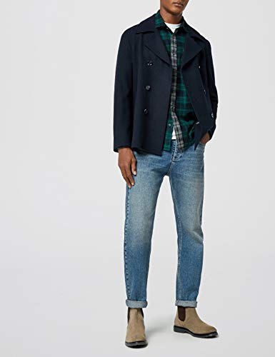 find. Leather Cleated Botas Chelsea, Marrón Brown, 42 EU