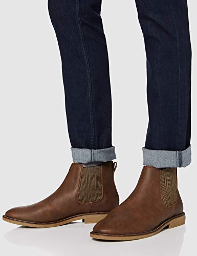 find. Marsh Botas Chelsea, Marrón (Tan Leather Look), 39 EU