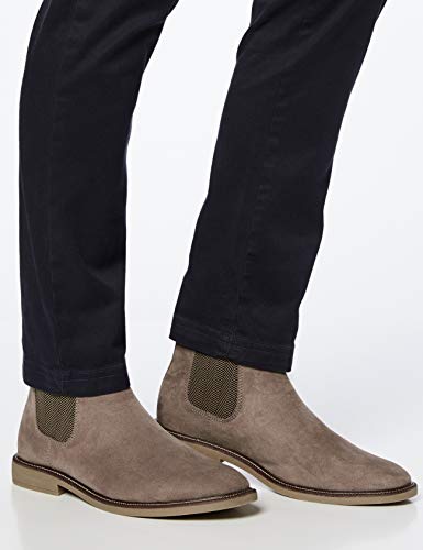 find. Marsh Botas chelsea, Marrón (Taupe Suede Look), 41 EU
