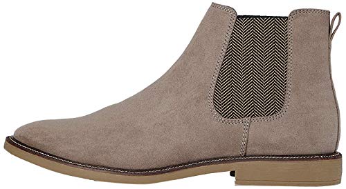 find. Marsh Botas chelsea, Marrón (Taupe Suede Look), 41 EU