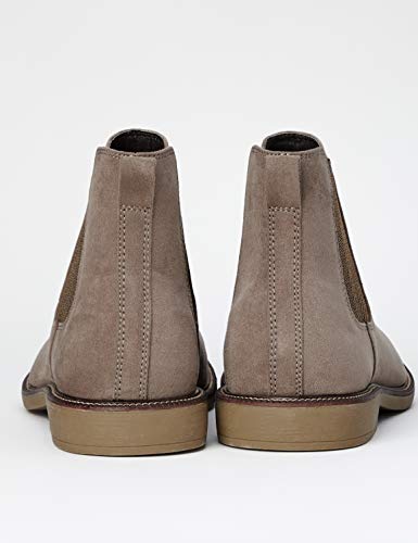 find. Marsh Botas chelsea, Marrón (Taupe Suede Look), 41 EU