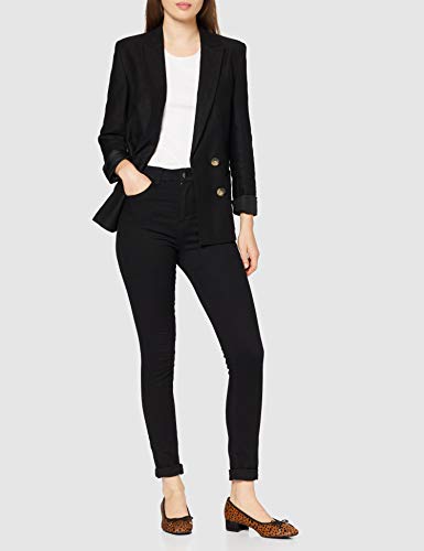 find. Mini Heel Leather Ballet Zapatos de Tacón, Marrón Leopard, 37 EU