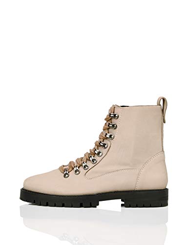 find. R3182 Botas de Motorista, Beige Warm Taupe, 36 EU