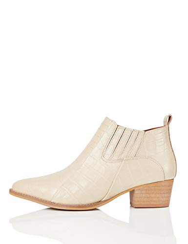 FIND Shoe Boot Botas Camperas, Marfil (Bone Croc), 37 EU