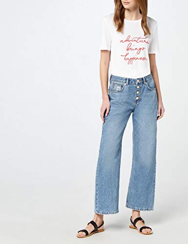 find. Two Band Slingback Leather Sandalias con Punta Abierta, Negro Black, 36 EU