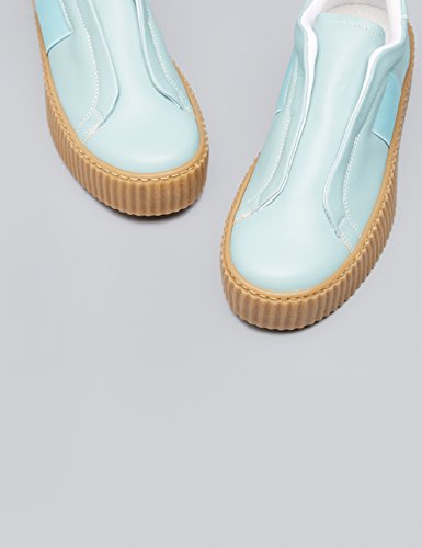 find., Zapatillas con Plataforma Mujer, Azul (Light Blue), 38 EU