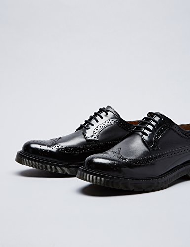 find. Zapato Piel Brogue con Calados para Hombre, Negro (Black), 43 EU