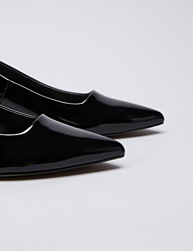 find. Zapatos de Charol con Puntera para Mujer, Negro (Black), 38 EU