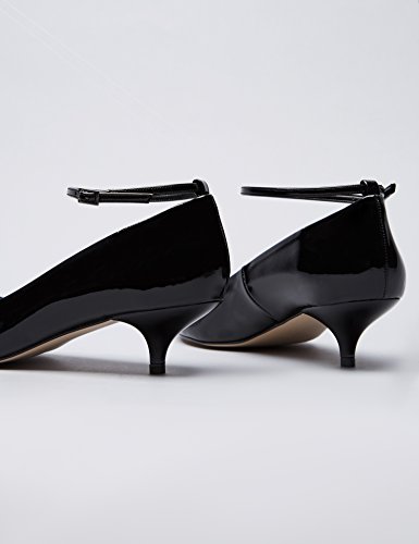 find. Zapatos de Charol con Puntera para Mujer, Negro (Black), 38 EU