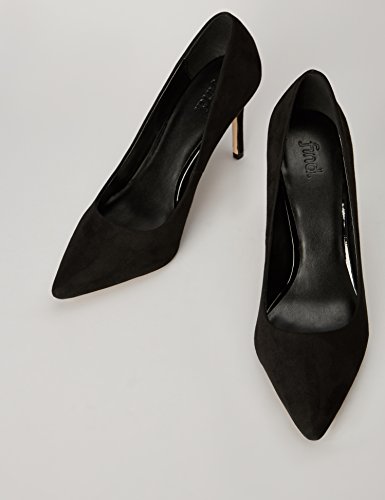 find. Zapatos de Salón Mujer, Schwarz (Black), 38