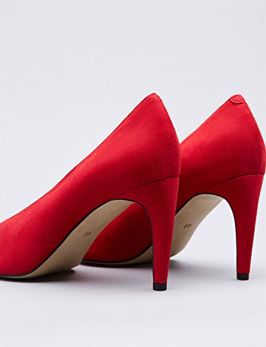 find. Zapatos de Tacón con Empeine Alto para Mujer, rojo, 38