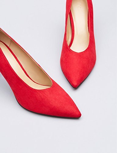 find. Zapatos de Tacón con Empeine Alto para Mujer, rojo, 38