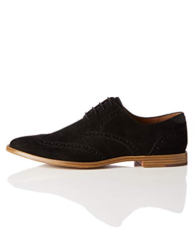 find. Zapatos Oxford para Hombre, Negro (Black), 40 EU