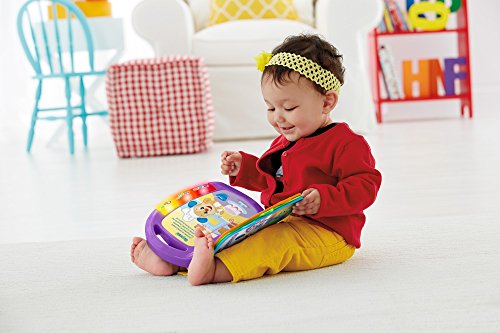 Fisher-Price Libro interactivo de aprendizaje, juguete bebé +6 meses (Mattel FRC69)