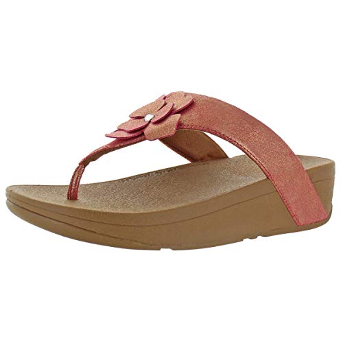 FitFlop Chanclas de dedo del pie de las mujeres, (Rosado (Heather pink)), 43 EU