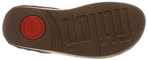 Fitflop Ibiza Cork - Sandalias Mujer, color marrón (dark tan 277), talla 42 EU