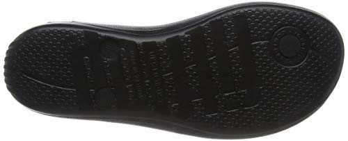 FitFlop Iqushion Ergonomic Flip Flops, Chanclas Mujer, Negro (All Black 090), 38 EU
