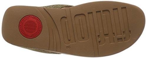 FitFlop Lottie Glitzy, Sneaker Mujer, Dorado (Artisan Gold 667), 40 EU