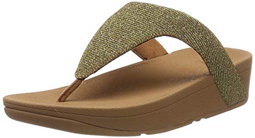 FitFlop Lottie Glitzy, Sneaker Mujer, Dorado (Artisan Gold 667), 40 EU